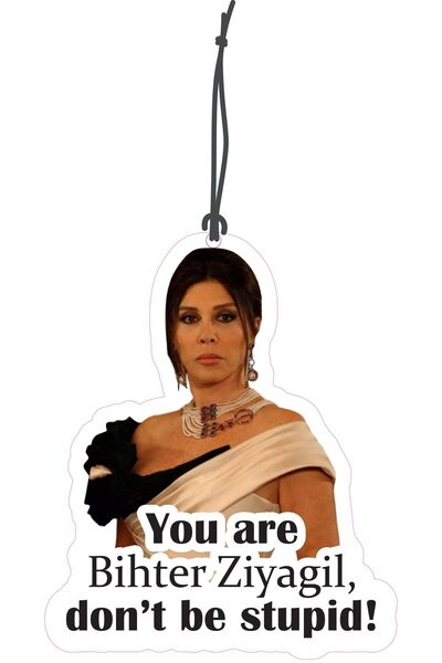 ByMeyla Bihter ZİYAGİL Görselli Hediye Konseptli Oto Kokusu ve Oto Aksesuarı