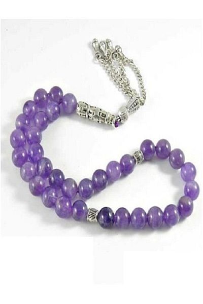 RD EKOAVM 8 Mm Amethyst Stone Rosary