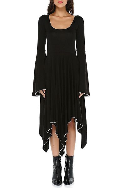 Quincey Spanish Long Sleeve Asymmetrical Dress Halloween Witches