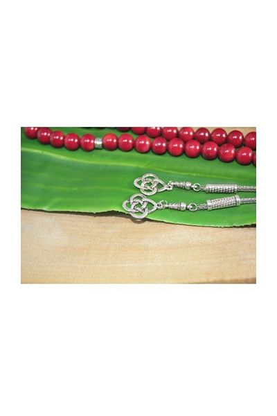 RD EKOAVM Double Tassel Kazaz Tip Globe Cut 8 mm Rosary Rdt2260