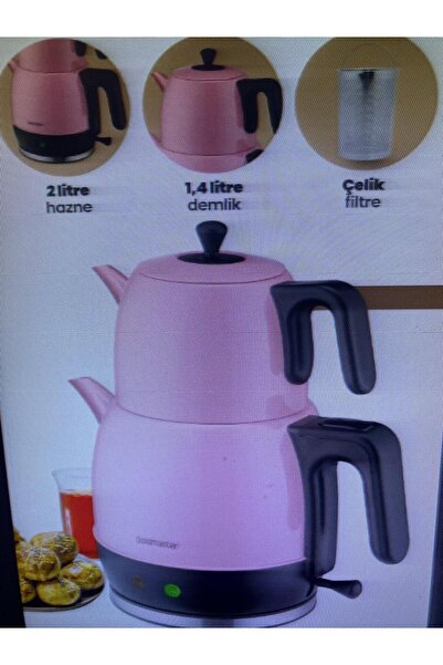 GOLDMASTER Hasbahçe IN 6331 Çay Makinesi  Pembe