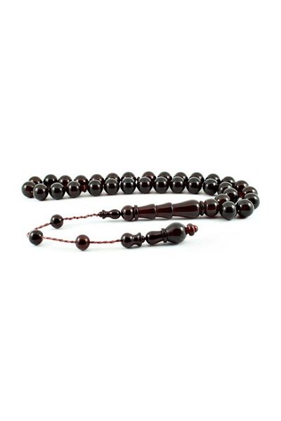 RD EKOAVM Poland Amber Rosary Gray Grain Gift Rosary