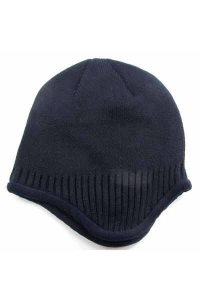 RD EKOAVM Velvet Beret with Fleece Inside Navy Blue
