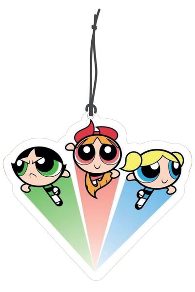 ByMeyla Powerpuf Girls Tasarımlı Dekoratif Oto Kokusu ve Oto Aksesuarı