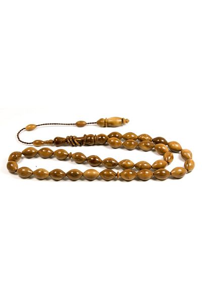 RD EKOAVM Imame Topaç Cut Kuka Rosary with Ring Real Kuka Rosary