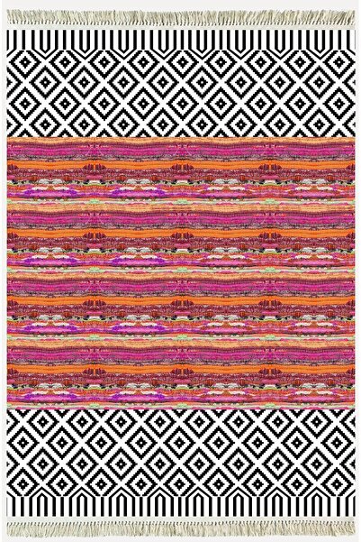 kilim home Βαμβακερό Χαλί 53 με Πολλαπλά Παραδοσιακά Μοτίβα, Μοντέρνο Διακοσμ...