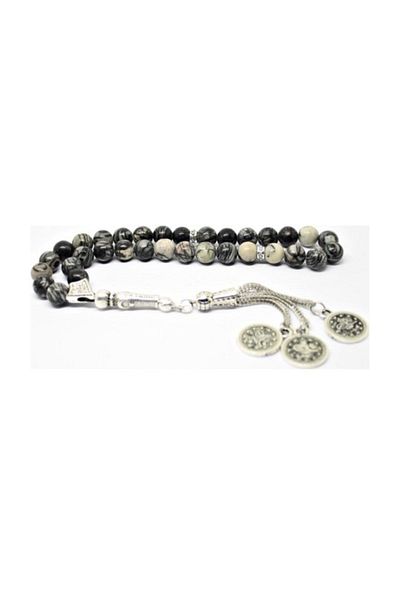 RD EKOAVM Striped Jasper Rosary Natural Stone Rosary