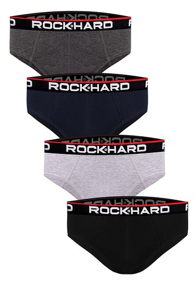 rockhard Ανδρικό μαύρο slip 4 πακέτο