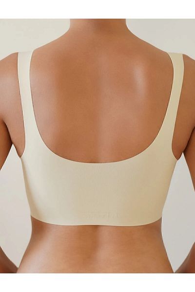 Pimody Αποσπώμενο Pad Ghost Seamless Bralet σουτιέν με κοπή με λέιζερ