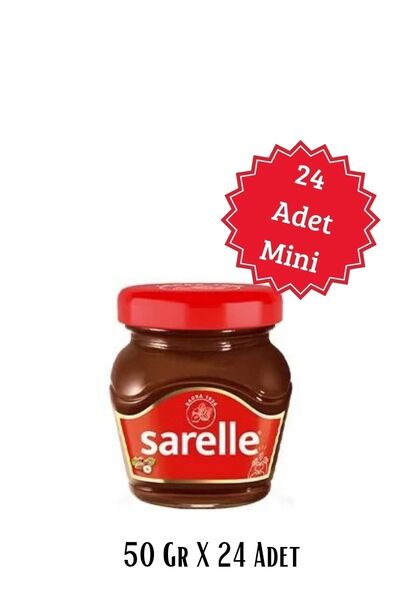 Sarelle Mini Kakaolu Fındık Ezmesi 50 gr X 24 Adet