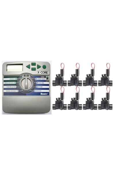 Hunter X-core 8 Kontrol Ünitesi Ve Selenoid Vana Seti (8 Istasyon)