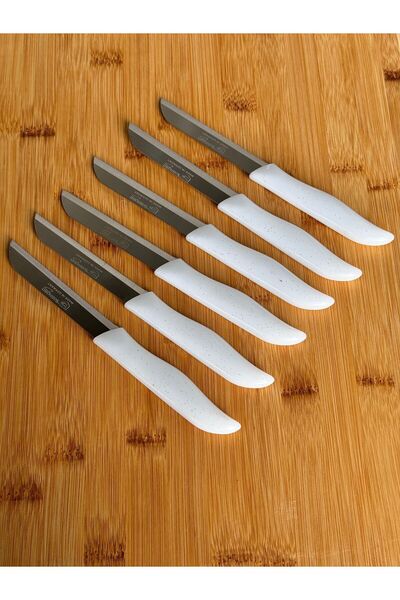 Janset Meyve Bıçağı 6 Adet Solingen Beyaz Bıçak
