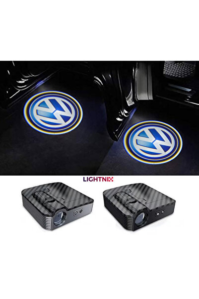 LIGHTNIX Volkswagen Vw Araçlar İçin Pilli Yapıştırmalı Fotoselli Kapı Altı LE...