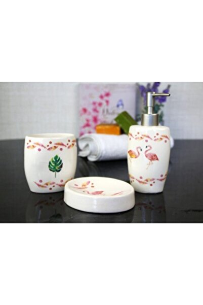 Limbo Home طقم حمام فلامينجو 3 قطع