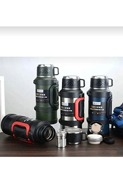 safe Termos/suluk 3.2 litre 48 saat sıcak soğuk yalıtımlı ithal yd ürün paslanmaz ...