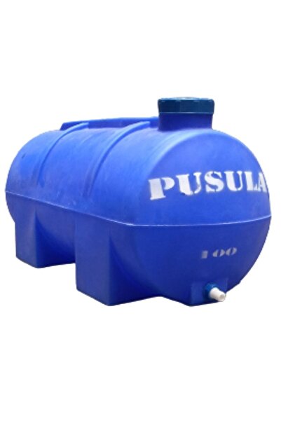 PUSULA SU DEPOLARI Rota Makina Polietilen 100 Lt Yatay Mavi Su Deposu / Vanalı
