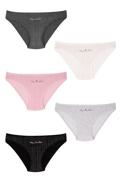 DOMİKİDS Βαμβακερά εσώρουχα για κορίτσια Domikids Συσκευασία 5 τεμαχίων