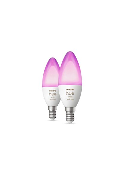Philips Hue WCA 5.3W B39 E14 AB 2 حزمة