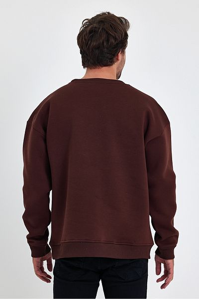 Uniquetex Φούτερ VEK Oversize Wolf Design - Crew Neck