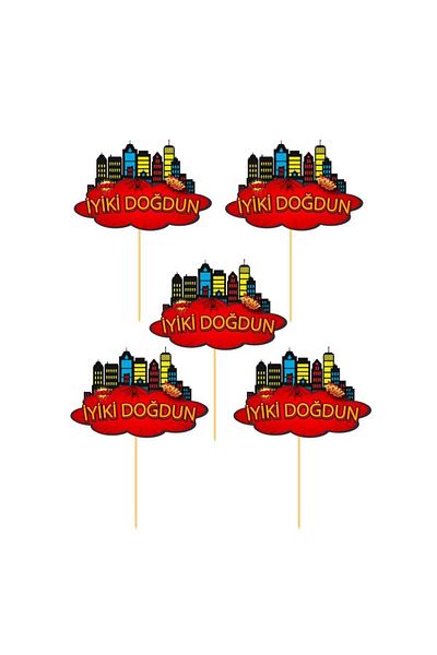 kidspartim Spider Themed Speech Bubble Set of 5