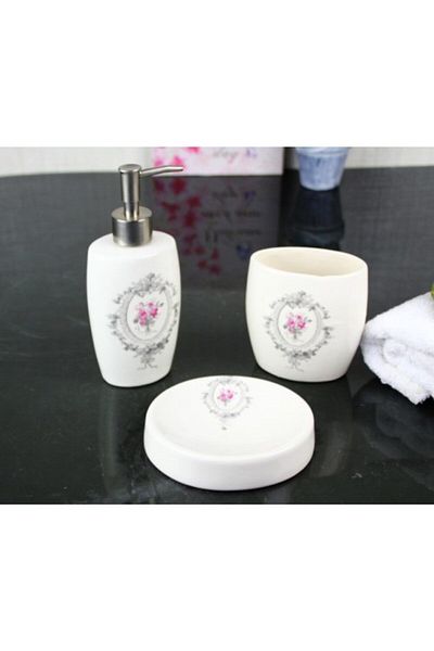 Limbo Home Rose 3 Piece Bathroom Set