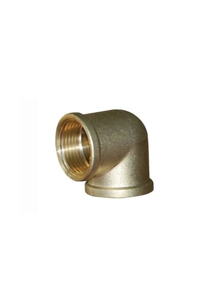 Sır Yellow Solid Brass Elbow 1/2