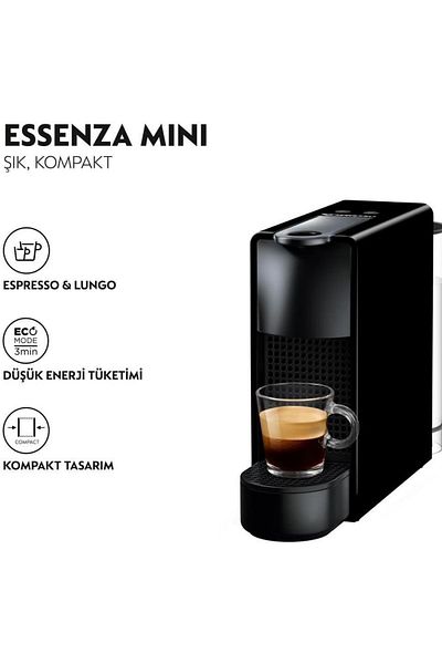 Nespresso C30 Essenza Mini Esspresso Kahve Makinesi,Siyah