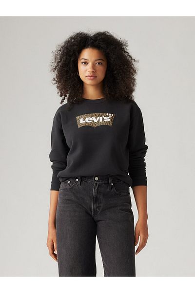 Levi's Dámská černá mikina - uvolněný střih
