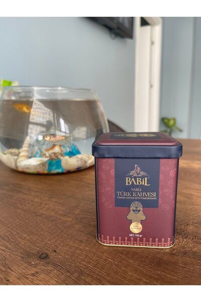 Babil Narlı Türk Kahvesi Metal Kutu 100 gr
