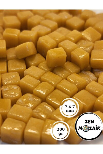 Zen Mozaik Sanatsal Mozaik Çalışmalarınız Için Renkli Cam Mozaik Taşı - 7x7 M...