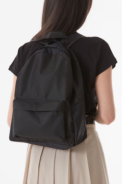 Köstebek Black Plain School Backpack