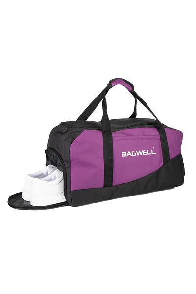 BAGWELL Classic Std Sports and Travel Bag with Shoe Compartment