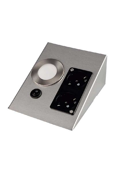 Cata Ct-5109 Triangle Undercounter Socket 1W Daylight Satin Case