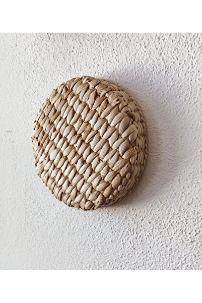 afralya home Bohem Rattan Bambu Hasır Duvar Tabağı Afrikan Hasır Duvar Tabağı...