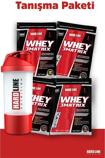 Hardline Whey3 Matrix Mix - Meet Pack (Choose Favorite Aroma and Specify in Comment)