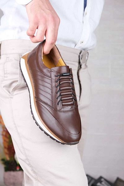 shot night Genuine Leather Ladder Casual Shoes