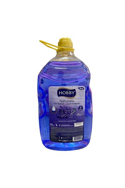Hobby Liquid Soap Naturals Lavender 3 lt X 4 Pieces