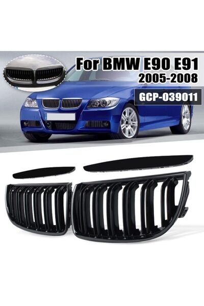 ctk Bmw E90 Ön Panjur Böbrek Piano Black 2005 - 2008
