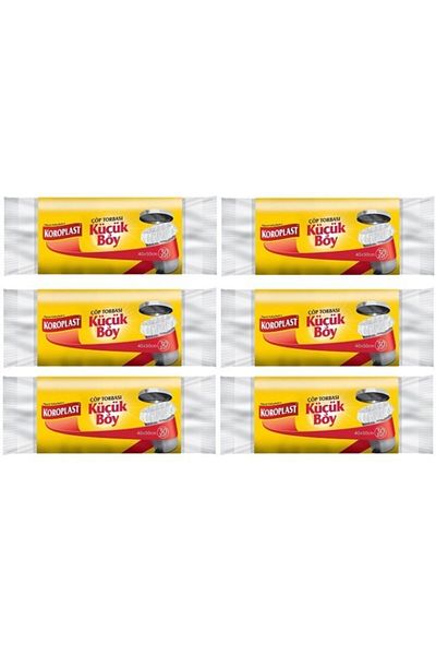 Koroplast Small Size Garbage Bag 30 Pieces X 6 Pieces