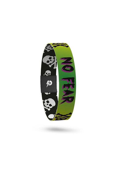 SPIQE No Fear - Reversible Unisex Elastic Printed Bracelet and Reminder Card
