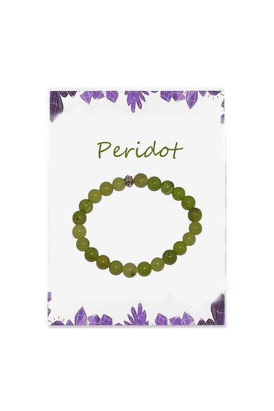 DOĞAL TAŞ CENNETİ Bright Yellow - Peridot Natural Bracelet Stone