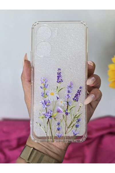 SUPER FRAME حافظة هاتف شفافة مطبوعة متوافقة مع Vivo Y16