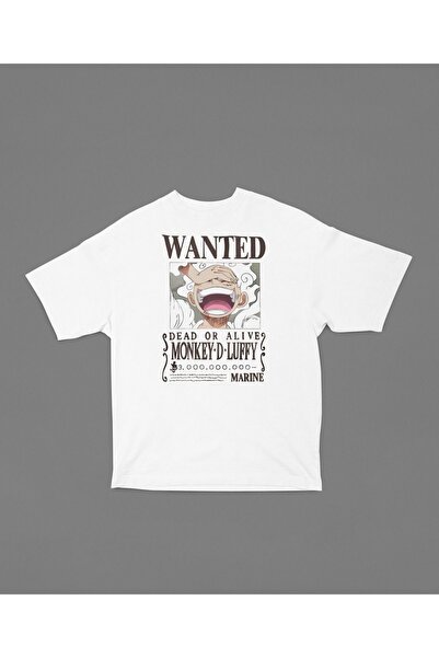 SEVBANO Unisex velika anime majica - Potraženi Monkey D Luffy