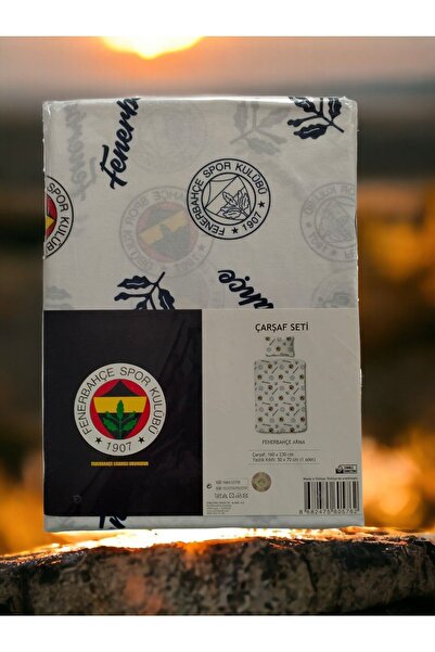 Fenerbahçe Single Licensed Bandrolled Sheet Set - Sheet + Pillowcase