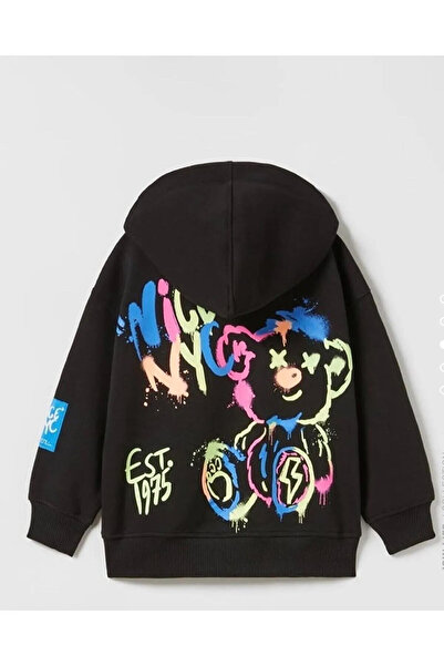 ZARİNA بلوزة رياضية للأطفال منقوشة للجنسين