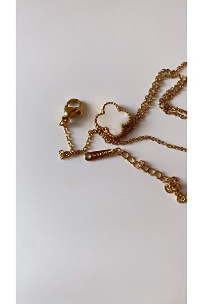 ANGELSS JEWELLERY Steel Clover Necklace