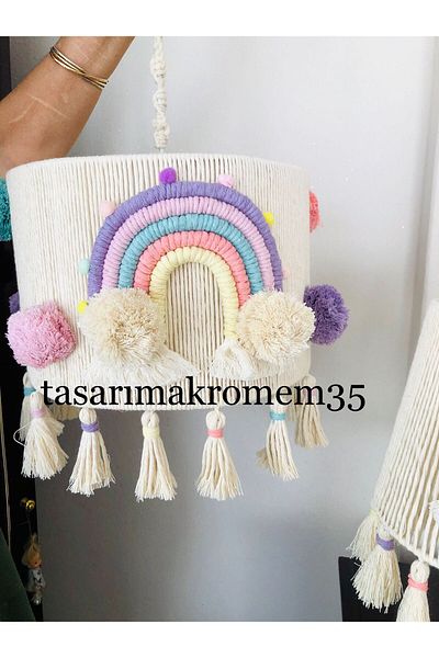 tasarimakromem35 Macrame Chandelier