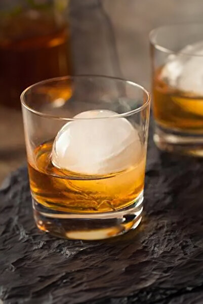 ThenTech Silikon Yuvarlak Buz Kalıbı Mükemmel Şekil Buz Kalıbı İçecekler İçin...