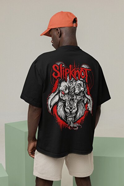 SEVBANO Slipknot muzički bend sa uzorkom - unisex majica velikog kroja