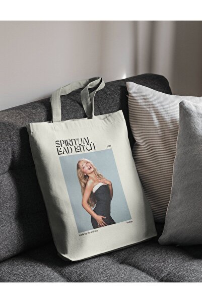 redame Spiritual Bad Bitch  Sabrina Carpenter Unisex Bez Çanta Tote Bag